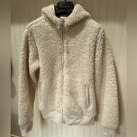 Athleta Girl So Snug Sherpa Jacket Size Large - Picture 2 of 4